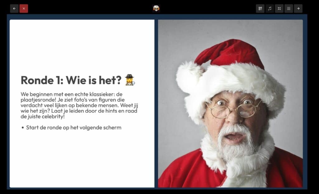 kerstquiz 2025 ronde 1 intro