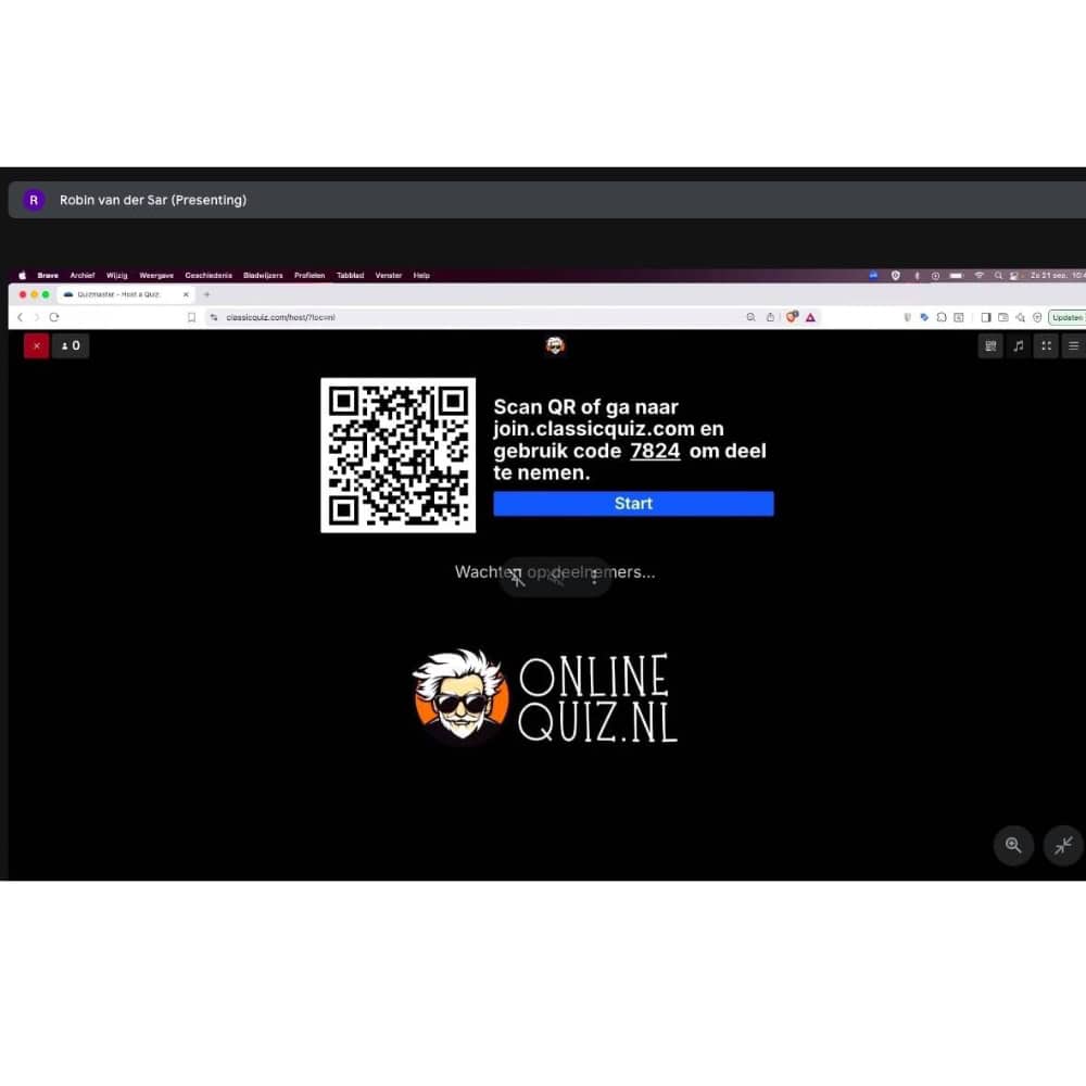 pubquiz organiseren met Google Meet